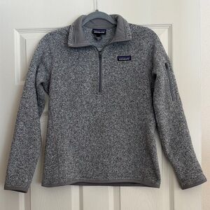 Patagonia Women’s Zip-Up Sweater in Heather Gray